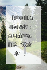 道真自治县河西村：食用菌撑起群众“致富伞”