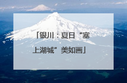 银川：夏日“塞上湖城”美如画