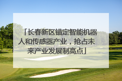 长春新区锚定智能机器人和传感器产业，抢占未来产业发展制高点