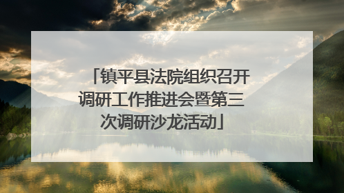 镇平县法院组织召开调研工作推进会暨第三次调研沙龙活动