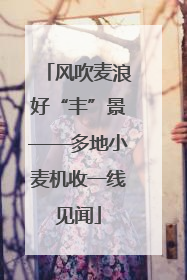 风吹麦浪好“丰”景——多地小麦机收一线见闻
