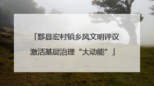 黟县宏村镇乡风文明评议激活基层治理“大动能”