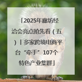 2025年廊坊经洽会亮点抢先看（五）丨多家跨境电商平台“牵手”107个特色产业集群