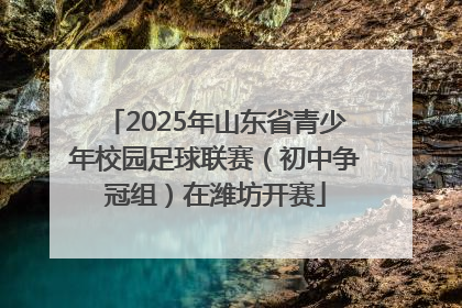 2025年山东省青少年校园足球联赛（初中争冠组）在潍坊开赛