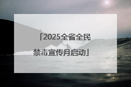 2025全省全民禁毒宣传月启动