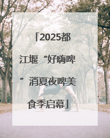 2025都江堰“好嗨啤”消夏夜啤美食季启幕